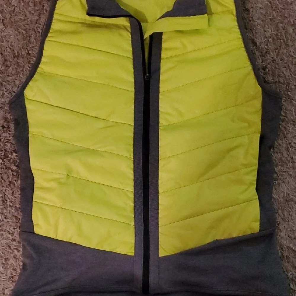 Lucy Activewear Revolution Run Vest Lime Zest/Gray